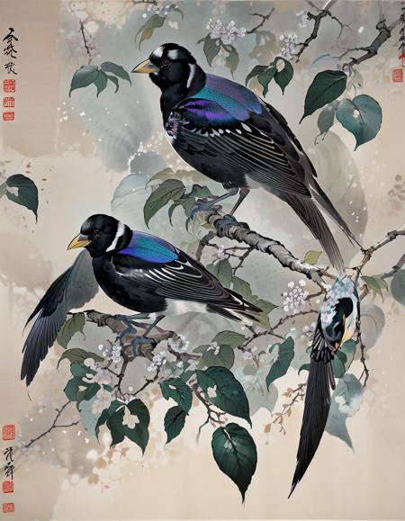 Modern chinese ink painting(當代工筆水墨畫)