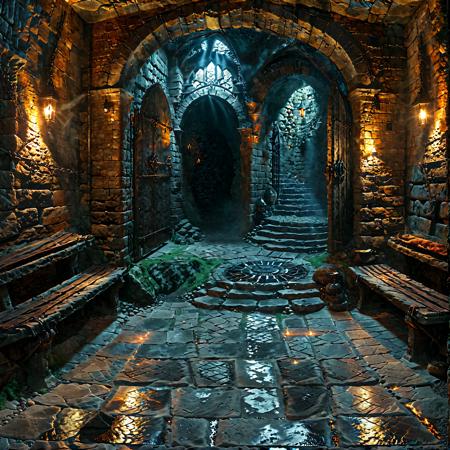 The Deep Dark Dungeon-Pony + SDXL