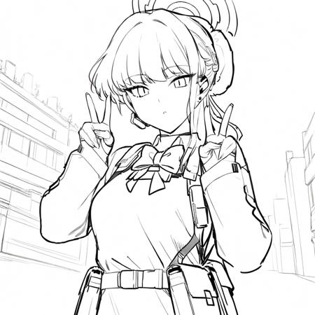 线稿lineart for Animagine