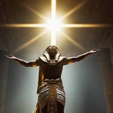Egyptian mythology cinematic style XL + F1D