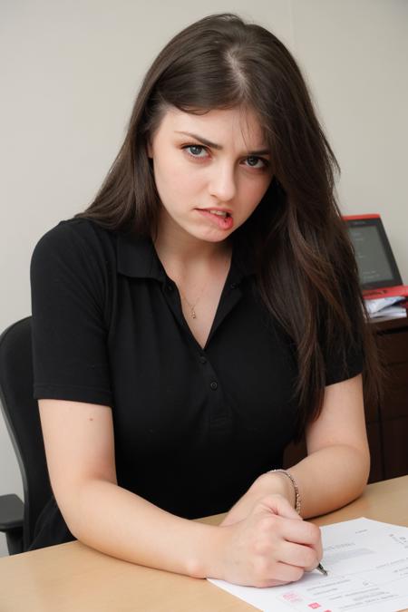 Lip Bite - Facial Expression