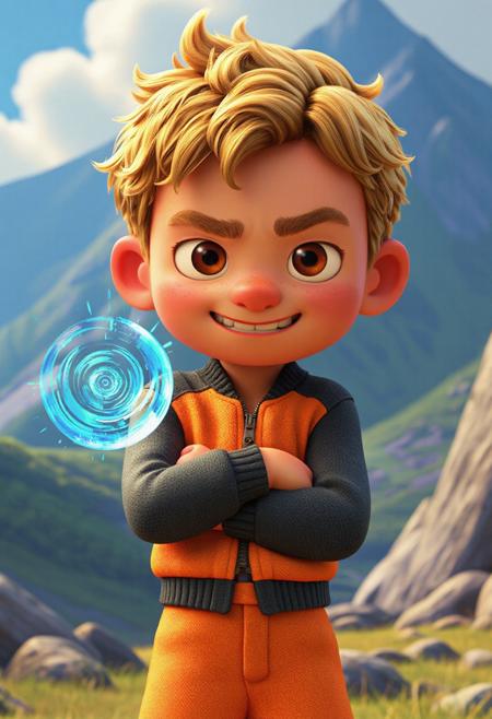 FLUX Pixar Cartoon 3D Style by LH