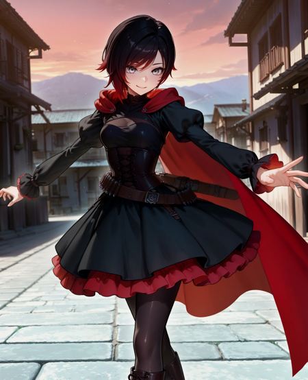 Ruby Rose (RWBY) - 8 Outfits (PonyXL / Illustrious)