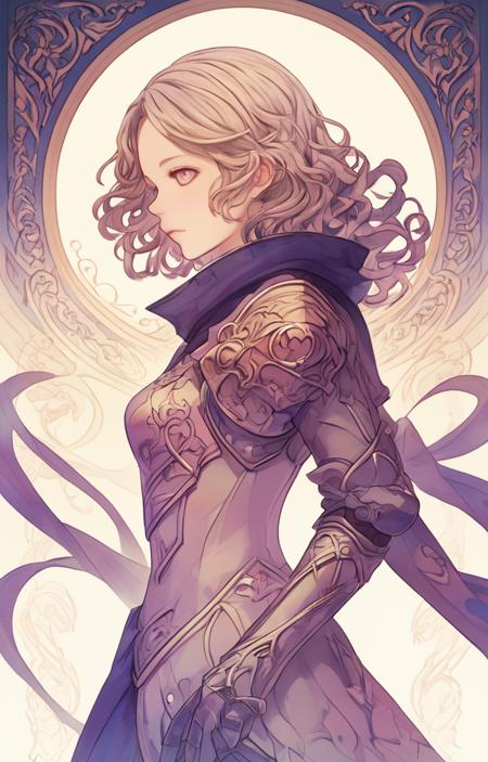 Anime Tarot effect of a complex armor - tangbohu [SDXL] 33