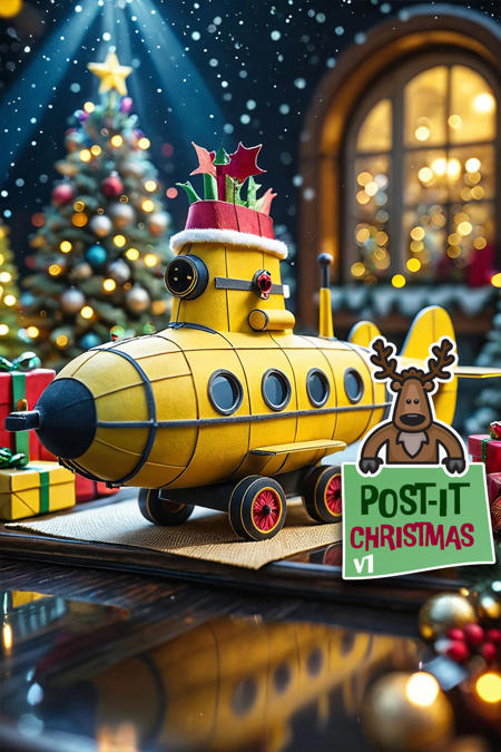 ?️ POST-IT Christmas版本SDXL v1 (ID: 1178427)