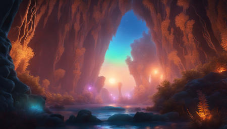 Otherwordly Nature Concept Art (VW Style)