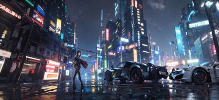 赛博世界/Cyberworld/赛博朋克场景 Lora