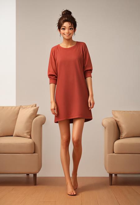 BT Relaxed Mini Dress版本Pony v1 (ID: 433839)