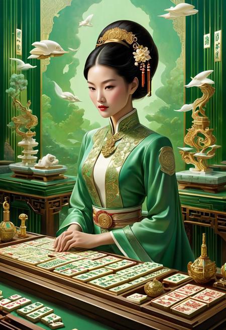 Mahjong World style - SDXL版本V1 (ID: 671712)
