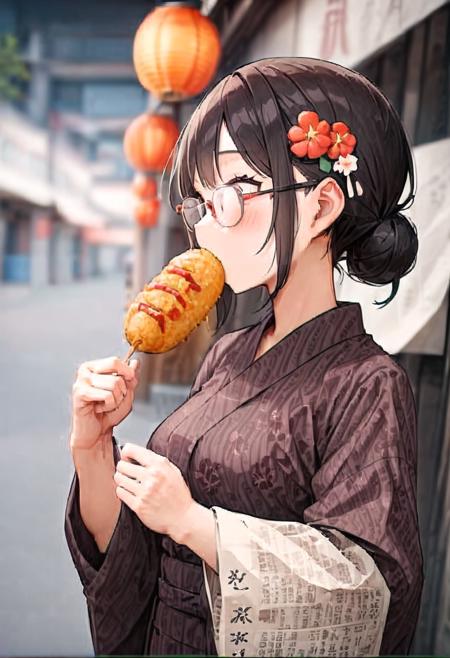 アメリカンドッグ Corn dog SDXL