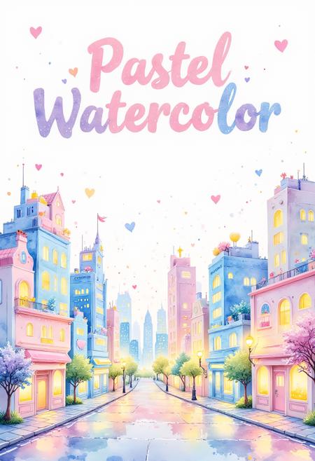 [Pinkie] ? Pastel Watercolor ? - [Flux]版本Flux (ID: 768821)