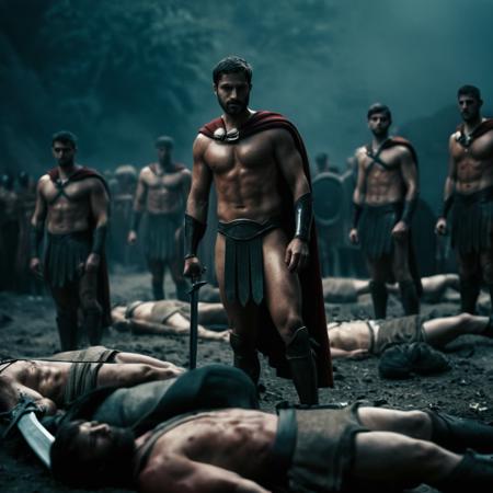 Spartan warrior cinematic style (300) XL + F1D