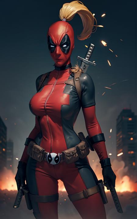 Lady Deadpool | 2 Outfits | Comic Character | ownwaifu