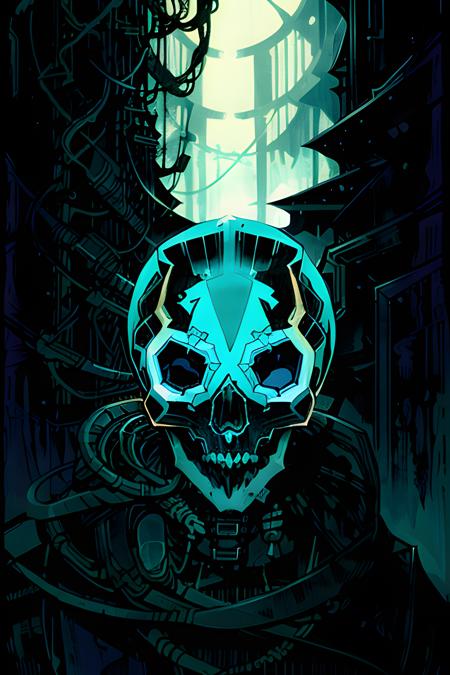 Cyberpunk 2077 Tarot card 512x1024