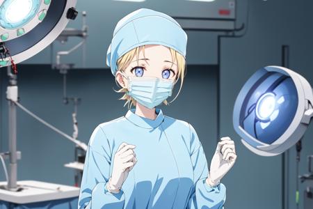 Surgeon Hands Up