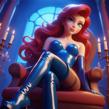 Ariel (The Little Mermaid) [DALL-E style] [Pony/IL]