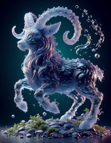 Liquid Water Flow Style [FLUX+SDXL+1.5]