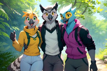 Anthro Birds LoRA