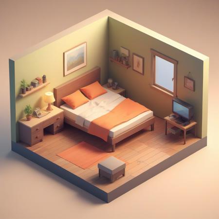 Isometric low poly XL