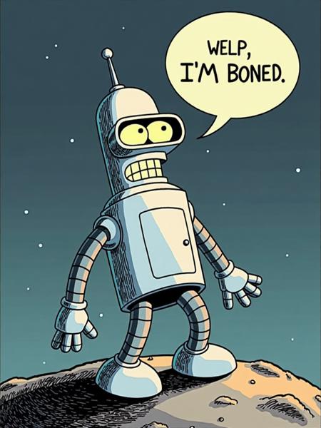 Bender (Futurama) - Flux.D
