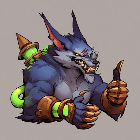 Various Characters from League of Legends - Pony版本Warwick (ID: 694310)