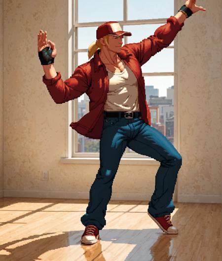 Terry Bogard (pixel art sprite)