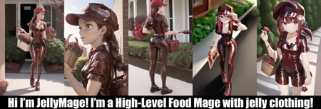 TheFoodMage - JellyMage Character LoRA