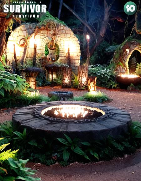 Survivor Tribal Council - SDXL 1.0