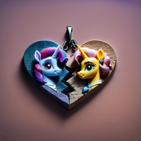 ? Split Heart Necklace PDXL ? - Custom broken heart necklace