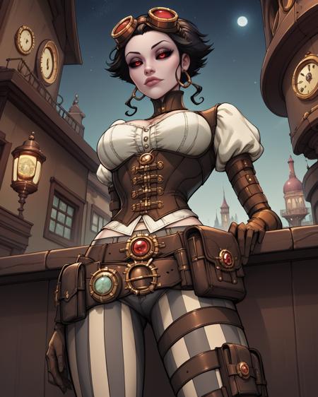Lady Mechanika (PonyXL & SD 1.5)