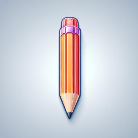 Icon in vector 3D style