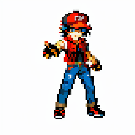 Pokemon Trainer Sprite PixelArt