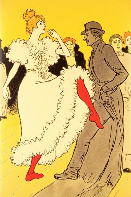 La Belle Époque Poster Style (Henri de Toulouse-Lautrec)
