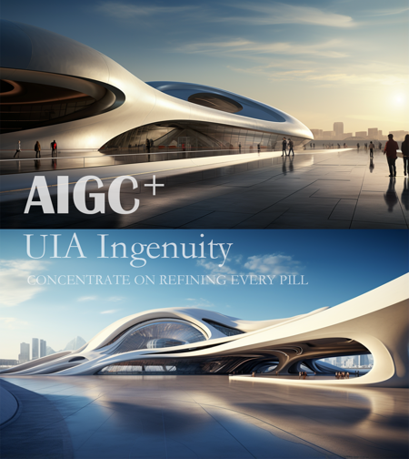UIA architectural lora | Zaha curve style版本Zaha curve style (ID: 174371)