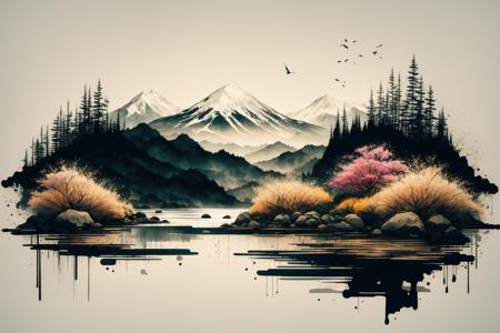 Ink scenery | 水墨山水