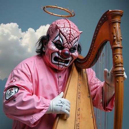 SLIPKNOT band. Number 6 masked. Clown
