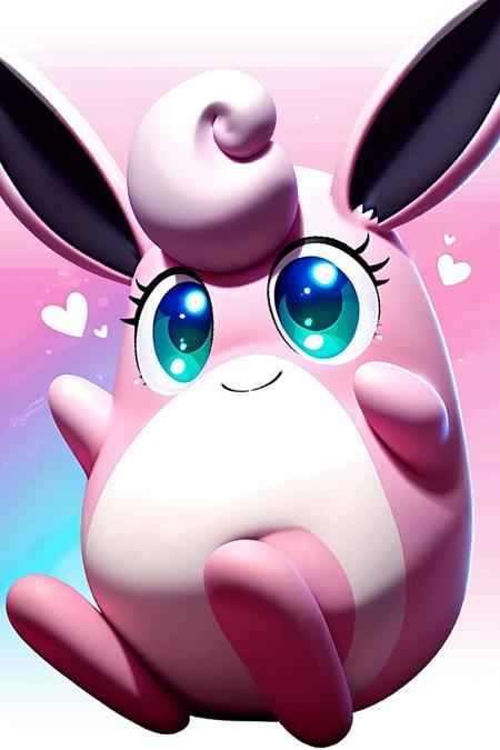 Wigglytuff: Balloon Pokémon | プクリン (Pokedex #0040) [Pony]