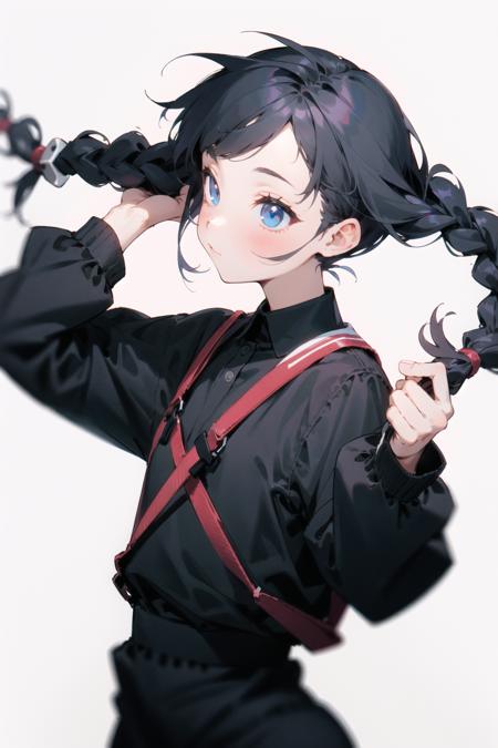 [Pose] Holding Twintails