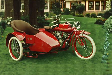 1914 Indian with Sidecar by IMAK