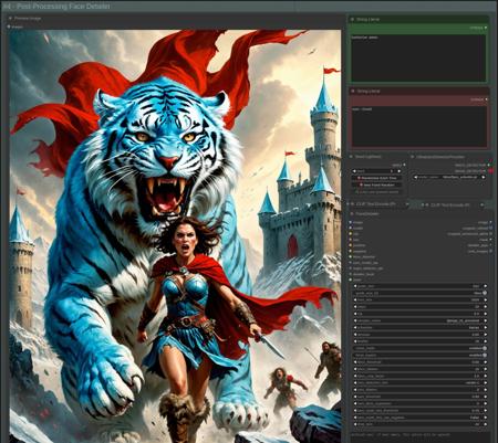 SDXL/Pony Face & Upscale + Civitai Metadata