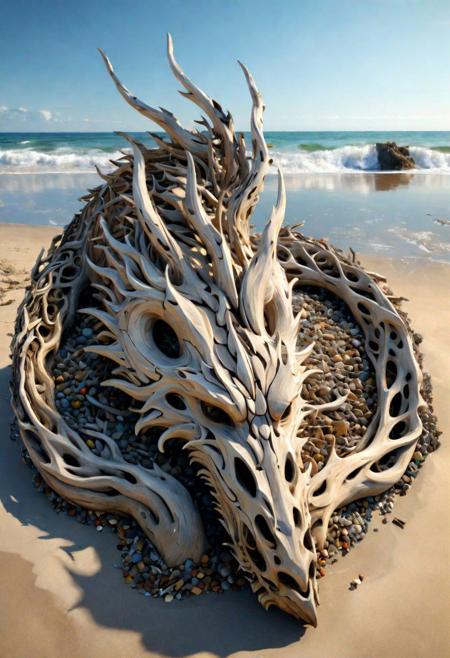 Driftwood Detailed Art - Dream Diffusion - By DICE