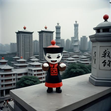 Adorable Jiangshi Chinese vampire toy - sdxl