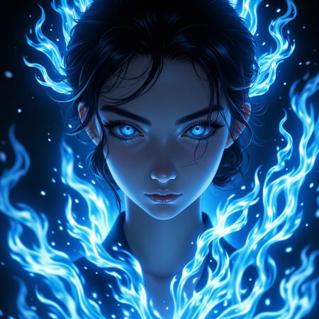 multiple-color flames LoRA [FLUX+XL+Pony]