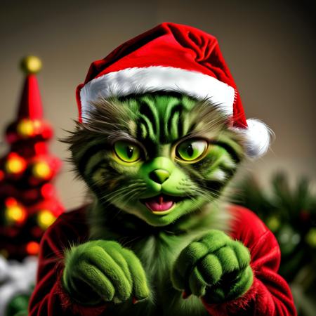 ChristmasGrinchCatLora