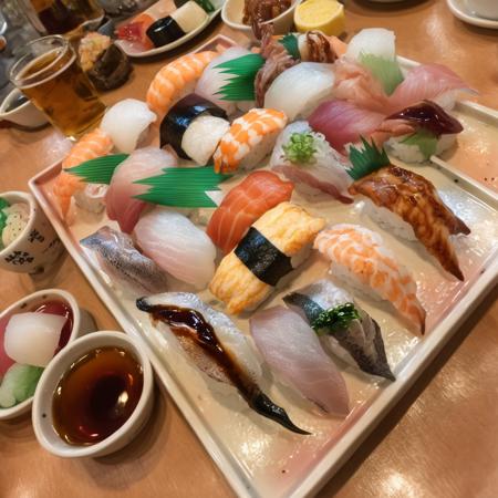 おまかせにぎり盛り合わせ sushi SDXL