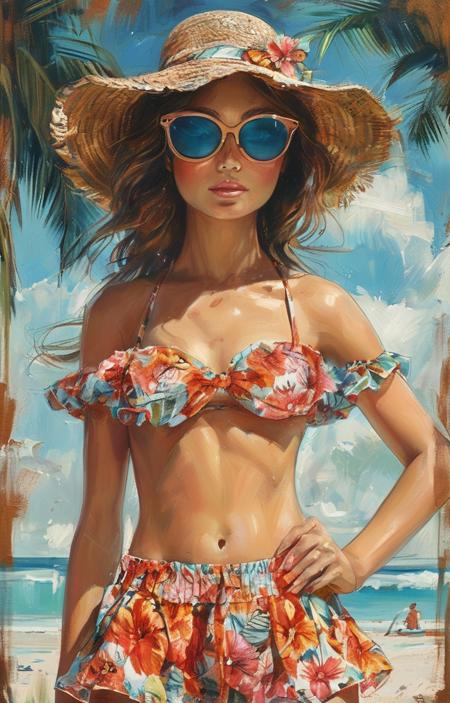 style of Beachwear fashion [SDXL] 265