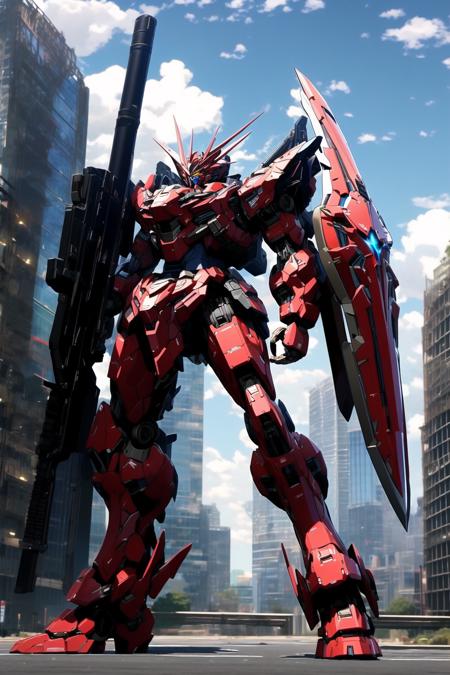 Super robot diffusion(Gundam, EVA, ARMORED CORE, BATTLE TECH like mecha lora)版本v3.5 (ID: 172292)