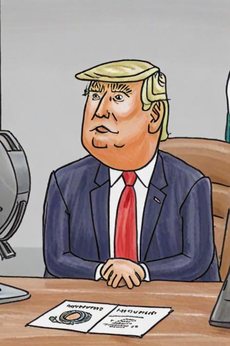 The Good Fight cartoon style