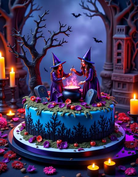 Creepy and eerie cakes flux