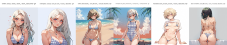 CivitAI Bikini (and one-piece)
